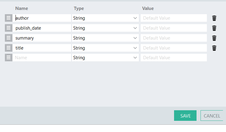 Custom Type Example - Article