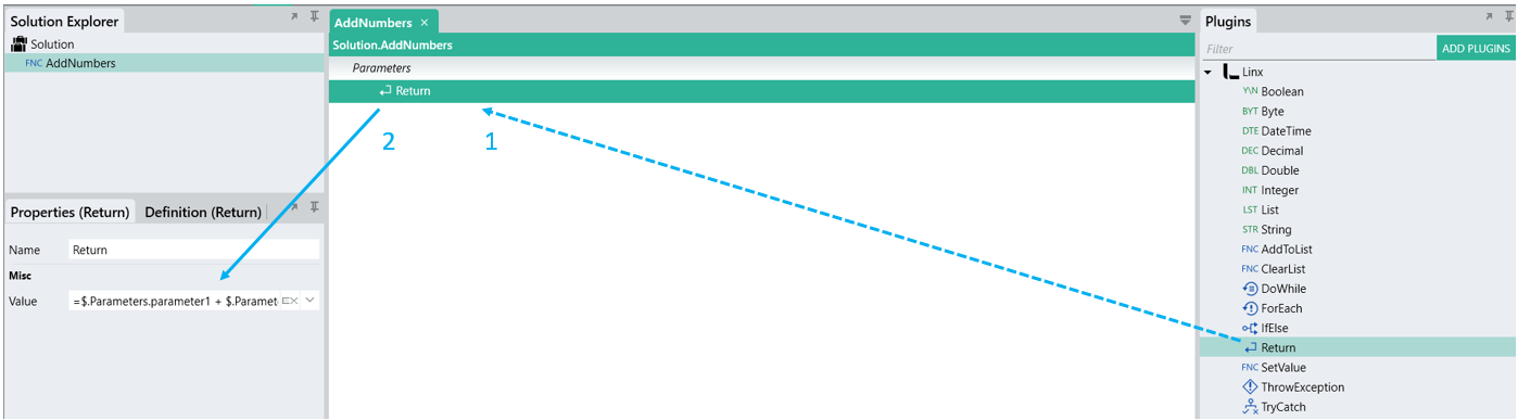 Using Return