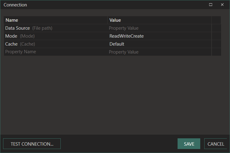 Connection Editor