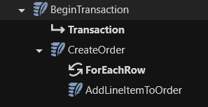 Example of BeginTransaction