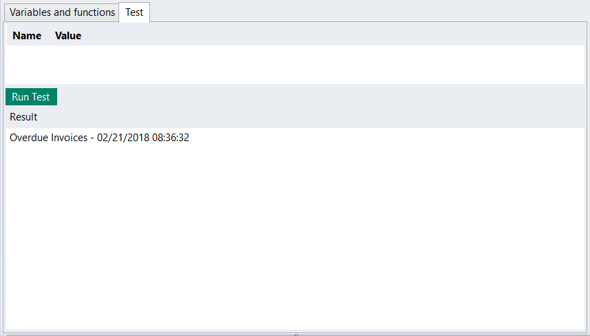 Variables and Functions Test